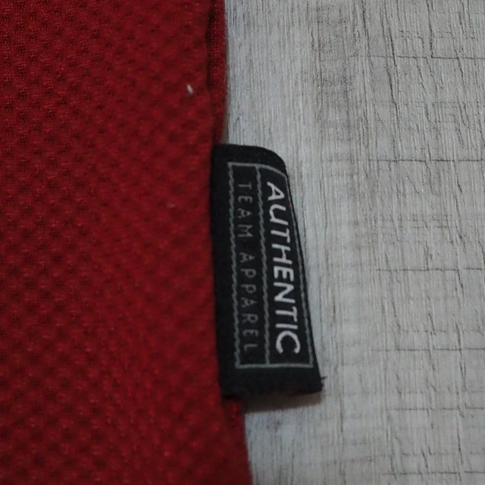 Alabama‎ Crimson Tide Nike Mens Large Thermal Knit Red Polo Shirt Team Apparel